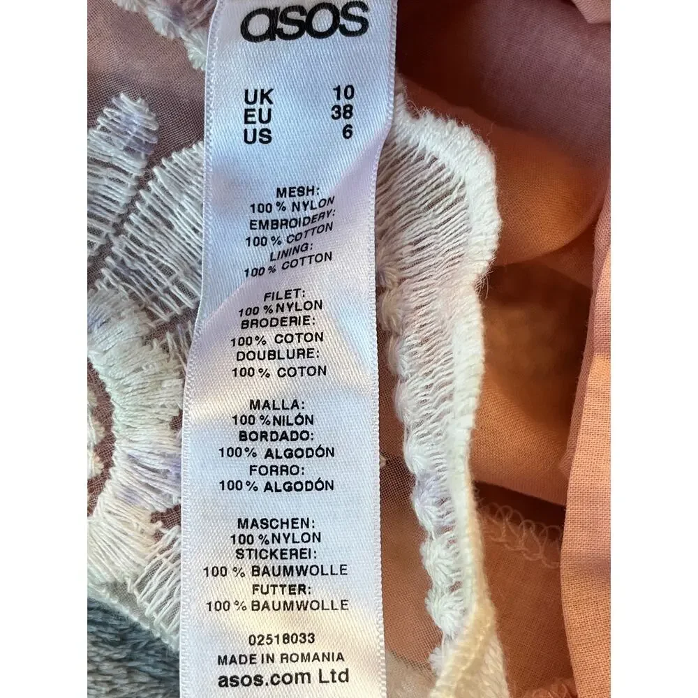 ASOS Floral‎ Romper Fully lined Size Small